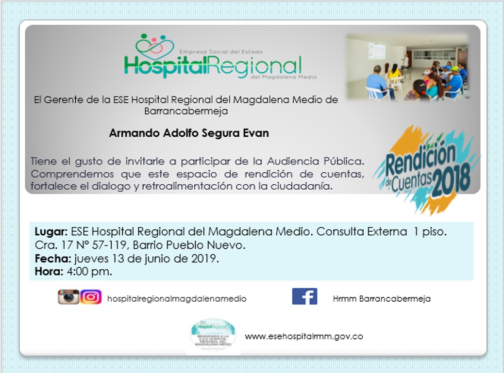 INVITACION RENDICUENTAS V 2018