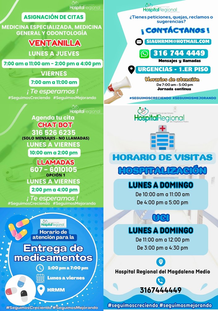 canales atencion SIAU